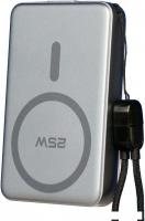 Внешний аккумулятор Roome MagCore W80 10000mAh Magnetic Wireless (серый)
