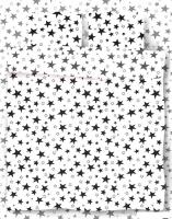 Евро комплект постельного белья Samsara Stars White 220-14 205x220