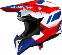 Мотошлем Airoh WRAAAP Vision WRAV55-L (L, красный/синий глянец)