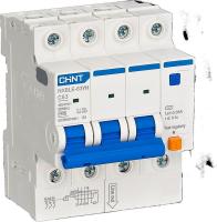 Дифференциальный автомат Chint NXBLE-63YH 3P+N 63А 30mA 6kA тип А 539791