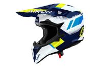 Мотошлем Airoh WRAAAP Vision WRAV31-XS (XS, желтый/синий глянец)