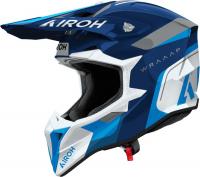 Мотошлем Airoh WRAAAP Conquer WRAC18-XS (XS, синий глянец)
