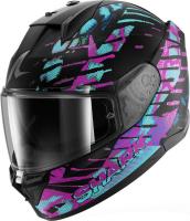 Мотошлем Shark Helmets D-Skwal 3 Reptaia Mat HE0913E-KXK-S (S, черный/хамелеон)