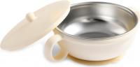 Тарелка для кормления Happy Baby 15079 (cream)