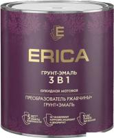 Грунт-эмаль Erica 3 в 1 1.8 кг (красный)