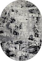 Ковер для жилой комнаты Merinos Palermo F284-OVAL-DARK GRAY (2.4х3.4)