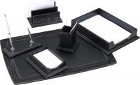 Настольный набор Galant Black Hawk 238167 (6 пр, черный дуб)