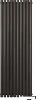 Стальной трубчатый радиатор Faberg Garmonia 1/50 (черный матовый RAL-9005, 8 секций)
