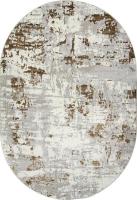 Ковер для жилой комнаты Merinos Palermo F284-OVAL-GRAY-GREEN (1.6x2.3)