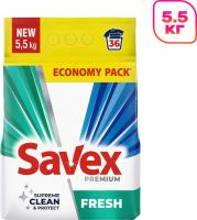 Стиральный порошок Savex Fresh для машинной стирки 5.5 кг