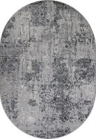 Ковер для жилой комнаты Merinos Palermo F281-OVAL-DARK GRAY (2.4х3.4)