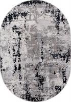 Ковер для жилой комнаты Merinos Palermo F282-OVAL-DARK GRAY (2.4х3.4)