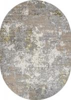Ковер для жилой комнаты Merinos Liman F163-OVAL-CREAM-GREEN (2.4х3.4)