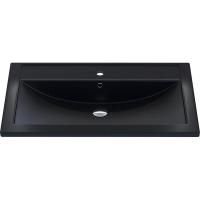 Умывальник Uperwood Foster Quartz 80x45.5x17.5 (черный матовый/уголь)