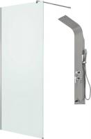 Душевая стенка Saniteco Walk-In SN-W6MC120 + LYPA-1 (хром/панель хром матовый)