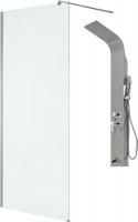 Душевая стенка Saniteco Walk-In SN-W8TC120 + LYPA-1 (хром/панель хром матовый)