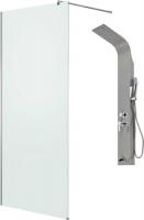 Душевая стенка Saniteco Walk-In SN-W8MC110 + LYPA-1 (хром/панель хром матовый)