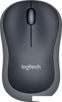 Мышь Logitech M185 (черный/серый)
