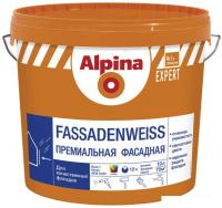 Краска Alpina Expert Fassadenweiss (База 1, 10 л)