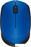Мышь Logitech M171 Wireless Mouse синий/черный [910-004640]