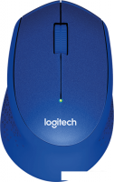 Мышь Logitech M330 Silent Plus (синий) [910-004910]