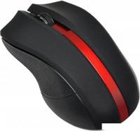 Мышь Oklick 615MW (черный/красный) [412861]