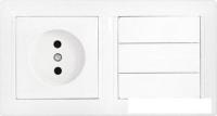 Розетка Bylectrica Стиль 3В-РЦ-689 (белый)
