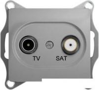 Розетка телевизионная Schneider Electric Glossa GSL000397 (алюминий)