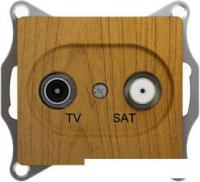 Розетка телевизионная Schneider Electric Glossa GSL000597 (дуб)