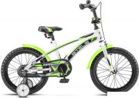 Детский велосипед Stels Arrow 16 V020 (белый/зеленый, 2018)