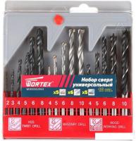 Набор оснастки Wortex WDBS000U11614 (16 предметов)