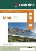 Фотобумага Lomond матовая односторонняя A4 95 г/кв.м. 100 листов (0102125)