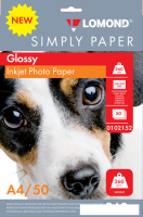 Фотобумага Lomond односторонняя эконом глянцевая A4 260 г/м2 50л