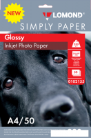 Фотобумага Lomond односторонняя эконом глянцевая A4 230 г/м2 50л