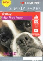 Фотобумага Lomond односторонняя эконом глянцевая A4 200 г/м2 50л