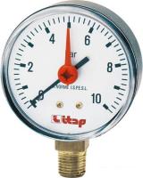 ITAP Манометр боковое подключение 482 1/4"
