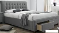 Кровать Halmar Percy 160x200 (серый)