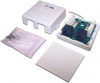 Розетка телефонная TWT TWT-SM2-4512-WH