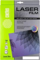 Пленка для ламинирования CACTUS для лазерной печати A4 150 г/кв.м. 50 листов