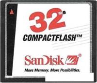 Карта памяти SanDisk CompactFlash MEM1800-32CF= 32MB