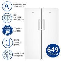 Комбинация side by side ATLANT Х-1602+М-7606-N