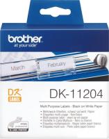 Самоклеящаяся термобумага Brother DK-11204
