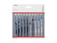 Набор пилок Bosch 10 шт 2607011170 по дереву/металлу