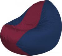 Кресло-мешок Flagman Classic K2.1-119 (темно-синий/бордовый)