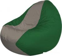 Кресло-мешок Flagman Classic K2.1-61 (зеленый/светло-серый)