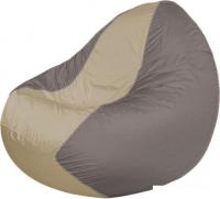 Кресло-мешок Flagman Classic K2.1-90 (светло-серый/светло-бежевый)