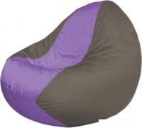 Кресло-мешок Flagman Classic K2.1-116 (темно-серый/сиреневый)