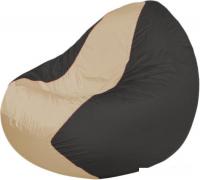 Кресло-мешок Flagman Classic K2.1-225 (темно-серый/светло-бежевый)