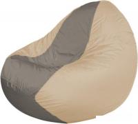 Кресло-мешок Flagman Classic K2.1-87 (светло-бежевый/светло-серый)