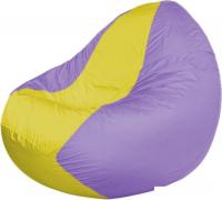 Кресло-мешок Flagman Classic K2.1-106 (сиреневый/желтый)